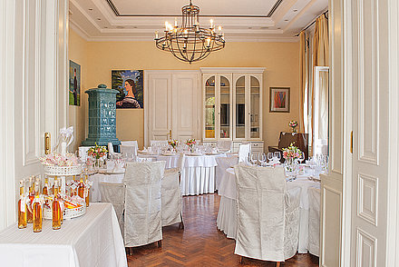 Fein speisen in der Villa Astra