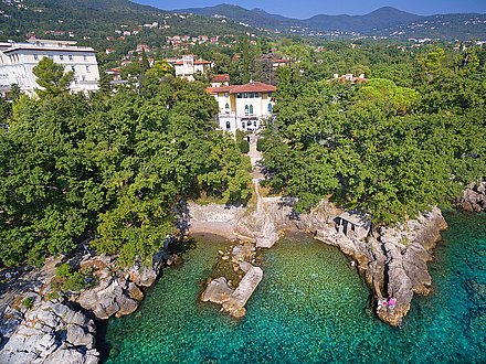Historische Villa direkt in der Kvarner Bucht